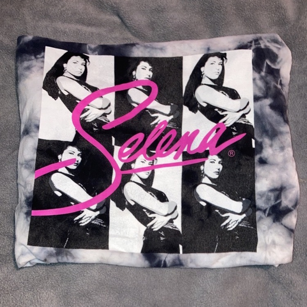 Tye-dye long sleeve Selena shirt😌